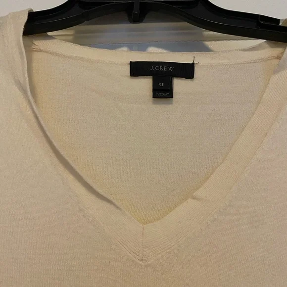 J Crew XS cream cotton shirt - Picture 2 of 6